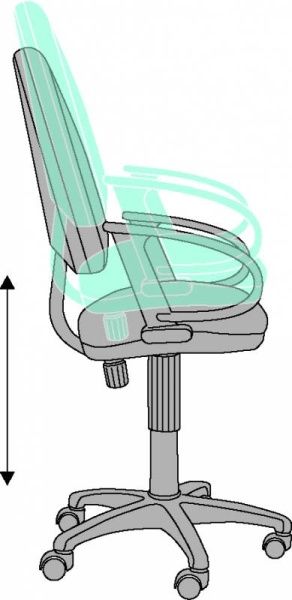 Кресло Бюрократ CH-300 черный крестовина пластик | Купить в КупиКресла.ру