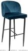 Барный стул Оскар Велюр Сине-зеленый