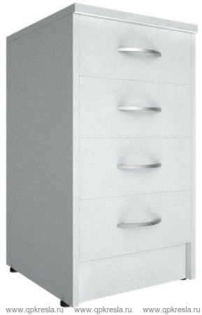 Купить Тумба приставная (4 ящика, с замком) А.ТП-4.1 по низкой цене