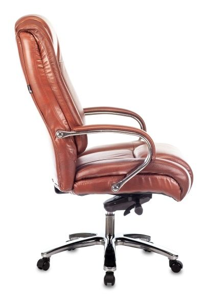 Купить Кресло руководителя Бюрократ T-9925SL светло-коричневый Leather Eichel кожа крестовина металл хром по низкой цене Кресло руководителя Бюрократ T-9925SL светло-коричневый Leather Eichel кожа крестовина металл хром | Купить в КупиКресла.ру