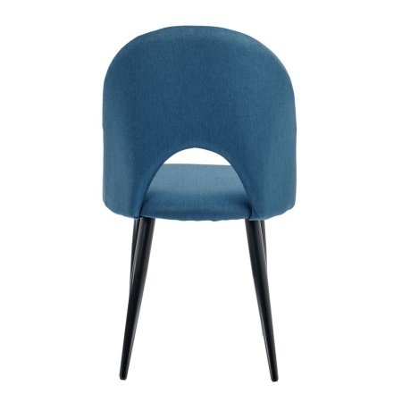 Купить Стул Cleo голубой с черными ножками по низкой цене