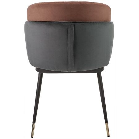 Купить Стул Peki тёмно-серый, терракотовый по низкой цене Купить Стул Peki тёмно-серый, терракотовый по низкой цене