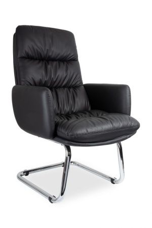 Дизайнерское Кресло посетителя College CLG-625 LBN-C Black
