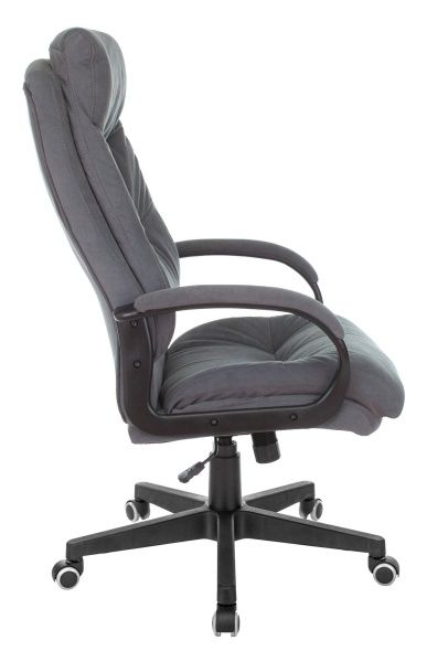 Кресло руководителя Бюрократ CH-824 Fabric серый Alfa 44 крестов. пластик | Купить в КупиКресла.ру