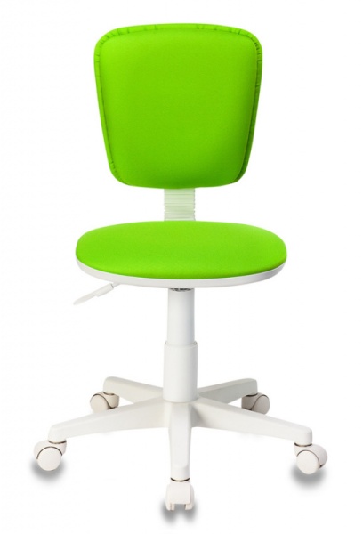 Купить Кресло детское Бюрократ CH-W204NX салатовый 15-118 крестовина пластик пластик белый по низкой цене Кресло детское Бюрократ CH-W204NX салатовый 15-118 крестовина пластик пластик белый | Купить в КупиКресла.ру