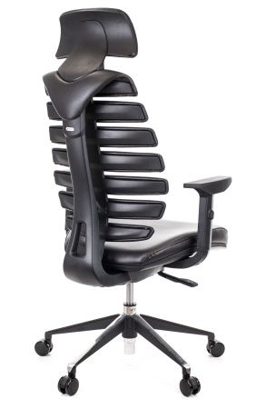 Кресло Everprof Ergo Black экокожа черный