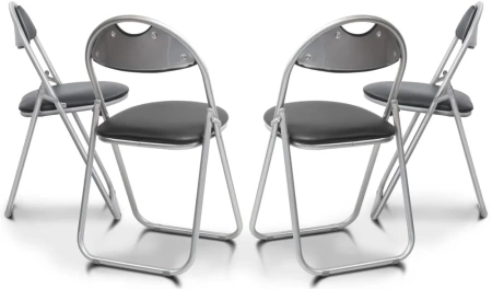 Стул Selim silver (Селим) сильвер, черный