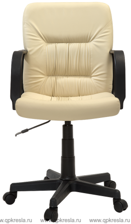 Кресло руководителя Чери А (Экокожа Dollaro Слоновая кость)