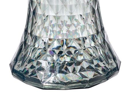 Купить Стул-пуф Stone прозрачный серый по низкой цене