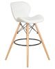 Стул барный BUTTERFLY BAR (ножки светлый бук, цвет белый)