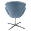 Купить Кресло SWAN CHAIR серый, искусственная замша по низкой цене Купить Кресло SWAN CHAIR серый, искусственная замша по низкой цене