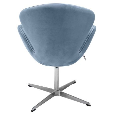 Купить Кресло SWAN CHAIR серый, искусственная замша по низкой цене Купить Кресло SWAN CHAIR серый, искусственная замша по низкой цене