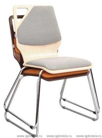 Стул Molly Wood chrome (Молли хром)