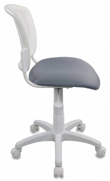 Купить Кресло детское Бюрократ CH-W296NX белый TW-15 сиденье серый 15-48 сетка/ткань крестовина пластик пластик белый по низкой цене Кресло детское Бюрократ CH-W296NX белый TW-15 сиденье серый 15-48 сетка/ткань крестовина пластик пластик белый | Купить в КупиКресла.ру