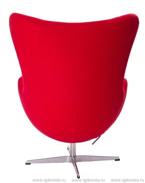 Кресло Arne Jacobsen Style Egg Chair красная шерсть Кресло Arne Jacobsen Style Egg Chair красная шерсть