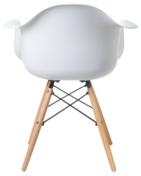 Стул обеденный DOBRIN DAW (ножки светлый бук, цвет сиденья белый) Стул обеденный DOBRIN DAW (ножки светлый бук, цвет сиденья белый)