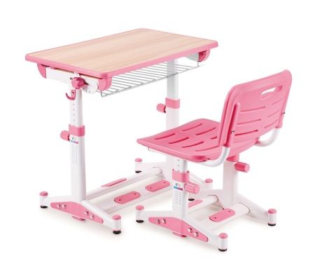 Комплект (парта и стул) LB-D09/C15 Розовый