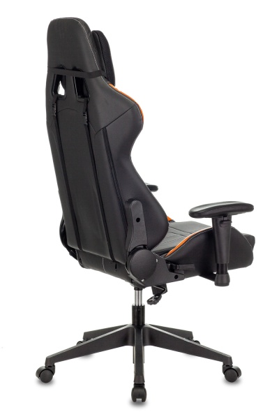 Кресло игровое Zombie VIKING 5 AERO черный/оранжевый искусственная кожа с подголов. крестовина пластик | Купить в КупиКресла.ру