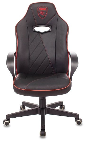 Кресло игровое Zombie VIKING XS черный эко.кожа крестов. пластик