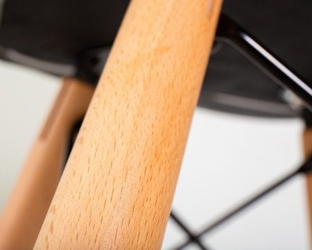 Купить Стул барный BUTTERFLY BAR (ножки светлый бук, цвет чёрный) по выгодной цене для кафе, ресторанов и кухни