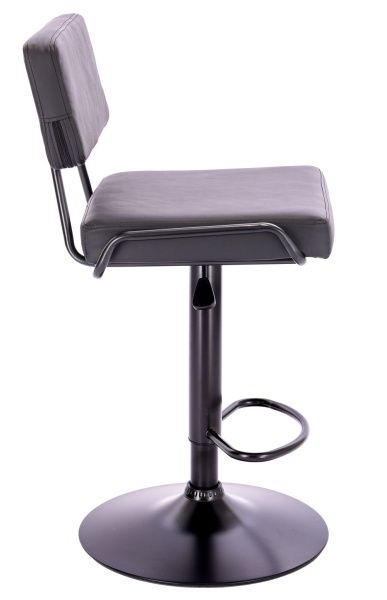 Барный стул Everprof Bit Экокожа Черный для кафе, ресторанов и кухни