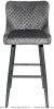 Барный стул Ститч Велюр Серый