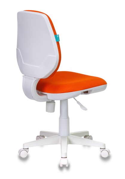 Купить Кресло детское Бюрократ CH-W213 оранжевый TW-96-1 крестовина пластик пластик белый по низкой цене Кресло детское Бюрократ CH-W213 оранжевый TW-96-1 крестовина пластик пластик белый | Купить в КупиКресла.ру