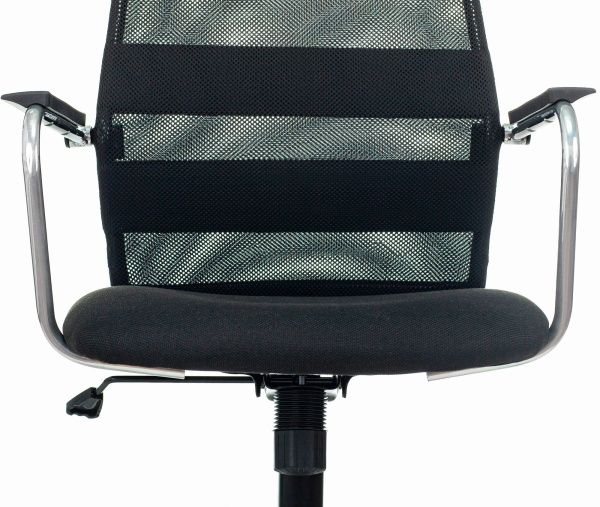 Кресло Бюрократ KB-5M черный TW-01 3C11 сетка/ткань с подголов. крестов. металл хром | Купить в КупиКресла.ру