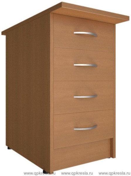 Купить Тумба приставная (4 ящика, с замком) А.ТП-4.2 по низкой цене Купить Тумба приставная (4 ящика, с замком) А.ТП-4.2 по низкой цене