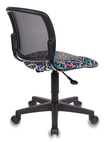 Купить Кресло детское Бюрократ CH-296NX черный карандаши крестовина пластик по низкой цене Кресло детское Бюрократ CH-296NX черный карандаши крестовина пластик | Купить в КупиКресла.ру