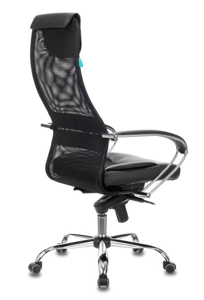 Кресло руководителя Бюрократ CH-609SL черный TW-01 TW-11 эко.кожа/сетка с подголов. крестовина металл хром | Купить в КупиКресла.ру