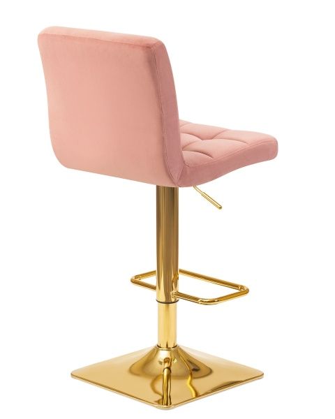 Стул барный GOLDIE (пудрово-розовый велюр (MJ9-32)) для кафе, ресторанов и кухни