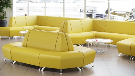 2х местный диван Интер хром Euroline 907