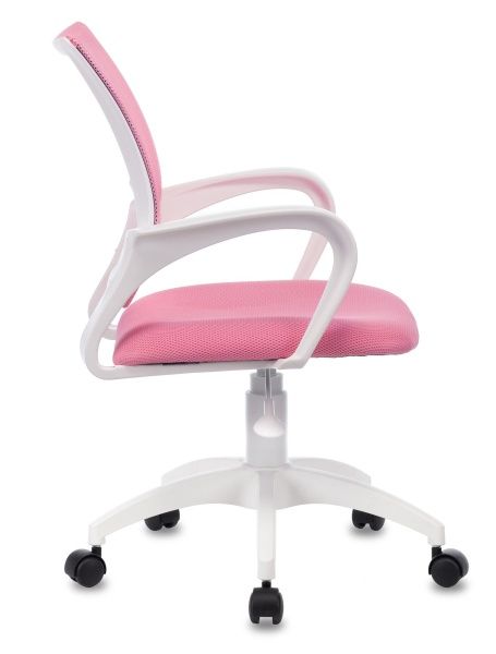 Кресло Бюрократ CH-W695NLT розовый TW-06A TW-13A сетка/ткань крестовина пластик пластик белый | Купить в КупиКресла.ру