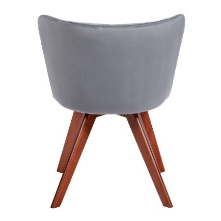 Купить Стул Bella серый, темный орех в интернет-магазине КупиКресла.ру