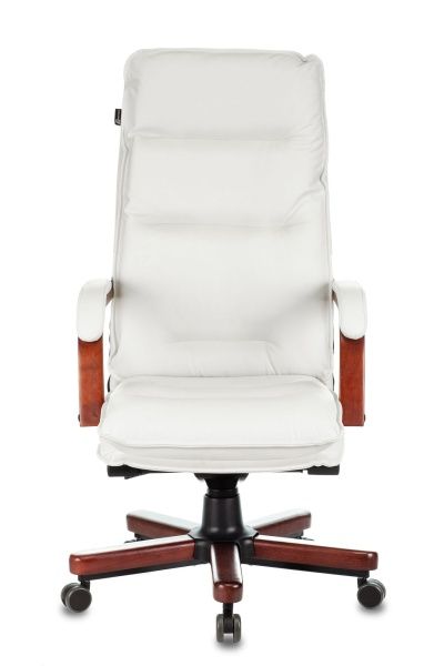 Купить Кресло руководителя Бюрократ T-9927WALNUT слоновая кость кожа крестовина металл/дерево по низкой цене Кресло руководителя Бюрократ T-9927WALNUT слоновая кость кожа крестовина металл/дерево | Купить в КупиКресла.ру