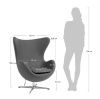 Купить Кресло EGG CHAIR чёрный по низкой цене Купить Кресло EGG CHAIR чёрный по низкой цене