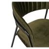 Купить Стул Turin зеленый с чёрными ножками по низкой цене