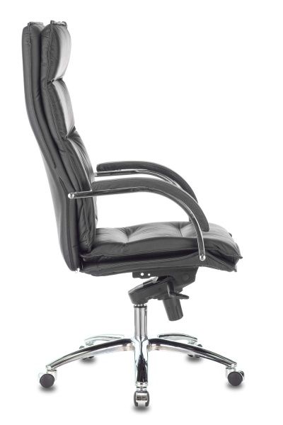 Кресло руководителя Бюрократ T-9927SL черный кожа крестовина металл хром | Купить в КупиКресла.ру