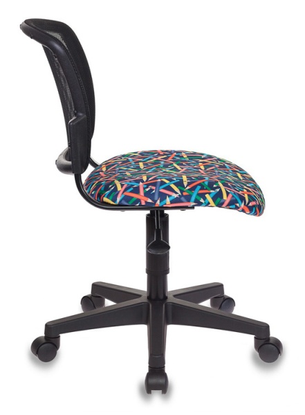 Купить Кресло детское Бюрократ CH-296NX черный карандаши крестовина пластик по низкой цене Кресло детское Бюрократ CH-296NX черный карандаши крестовина пластик | Купить в КупиКресла.ру