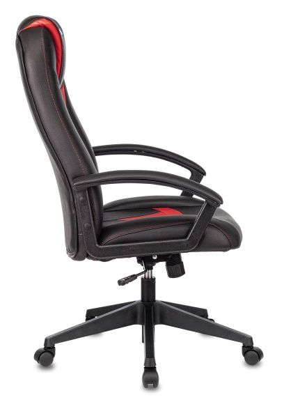 Кресло игровое Zombie Viking-8 черный/красный искусственная кожа крестовина пластик | Купить в КупиКресла.ру