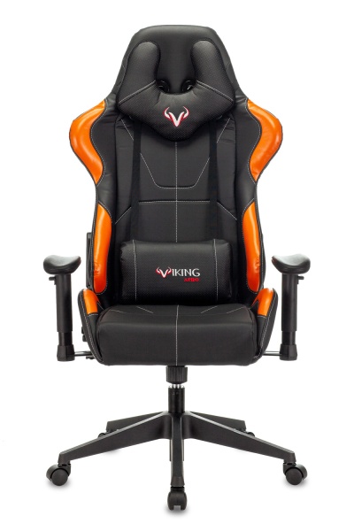 Кресло игровое Zombie VIKING 5 AERO черный/оранжевый искусственная кожа с подголов. крестовина пластик | Купить в КупиКресла.ру