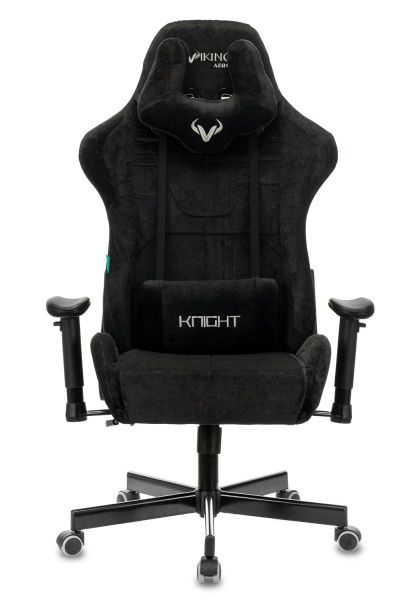 Кресло игровое Zombie VIKING KNIGHT Fabric черный Light-20 с подголов. крестовина металл | Купить в КупиКресла.ру