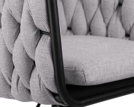 Купить Стул барный LEON (серая ткань (LAR 275-17)) по выгодной цене для кафе, ресторанов и кухни