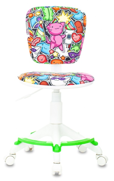 Кресло детское Бюрократ CH-W204/F мультиколор маскарад крестов. пластик подст.для ног пластик белый Кресло детское Бюрократ CH-W204/F мультиколор маскарад крестов. пластик подст.для ног пластик белый