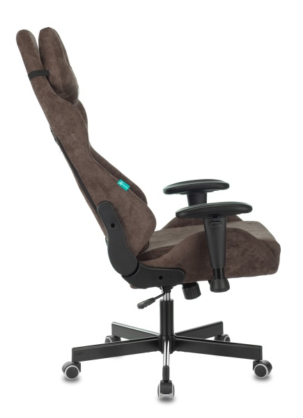 Кресло игровое Zombie VIKING KNIGHT Fabric темно-коричневый Light-10 с подголов. крестовина металл | Купить в КупиКресла.ру