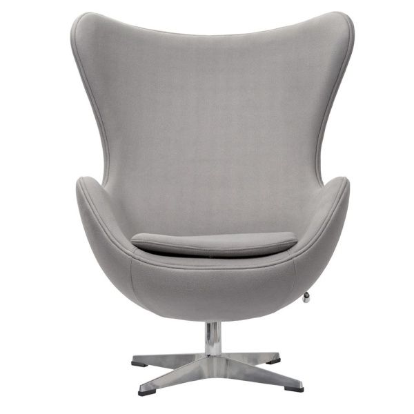 Купить Кресло EGG CHAIR светло-серый кашемир по низкой цене