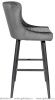 Барный стул Ститч Велюр Серый