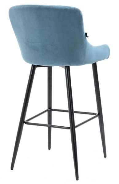 Барный стул Everprof Nico Ткань Голубой для кафе, ресторанов и кухни