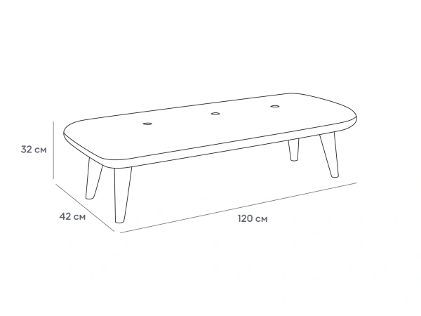 Купить Банкетка Loa по низкой цене
